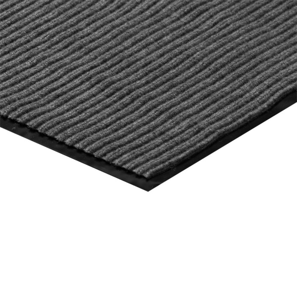 Коврик влаговпитывающий, ребристый 60*90см, серый