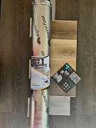 Подложка ALPINE FLOOR SILVER FOIL BLUE EVA 10000*1000*1,5 мм (в рулоне 10 м2)